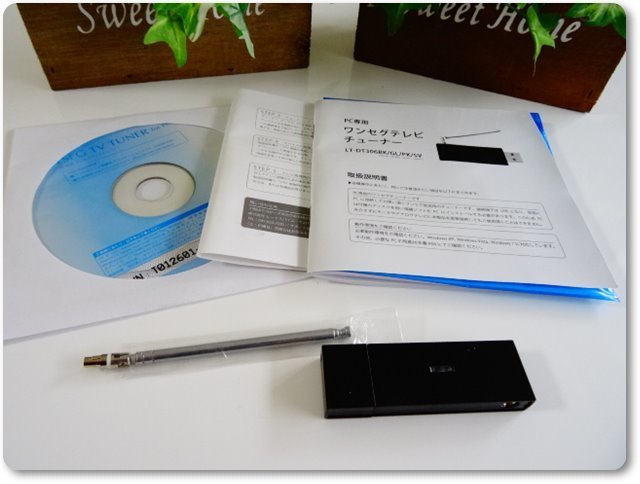 PC専用ワンセグテレビチューナー 楽天市場】PC専用ワンセグテレビーチューナー LT-DT306BK USB接続